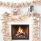 6FT Fall Garland for Mantel – Artificial Maple Leaf Garland for Thanksgiving, Home, Wedding, Fireplace, Party, and Christmas Décor (White)